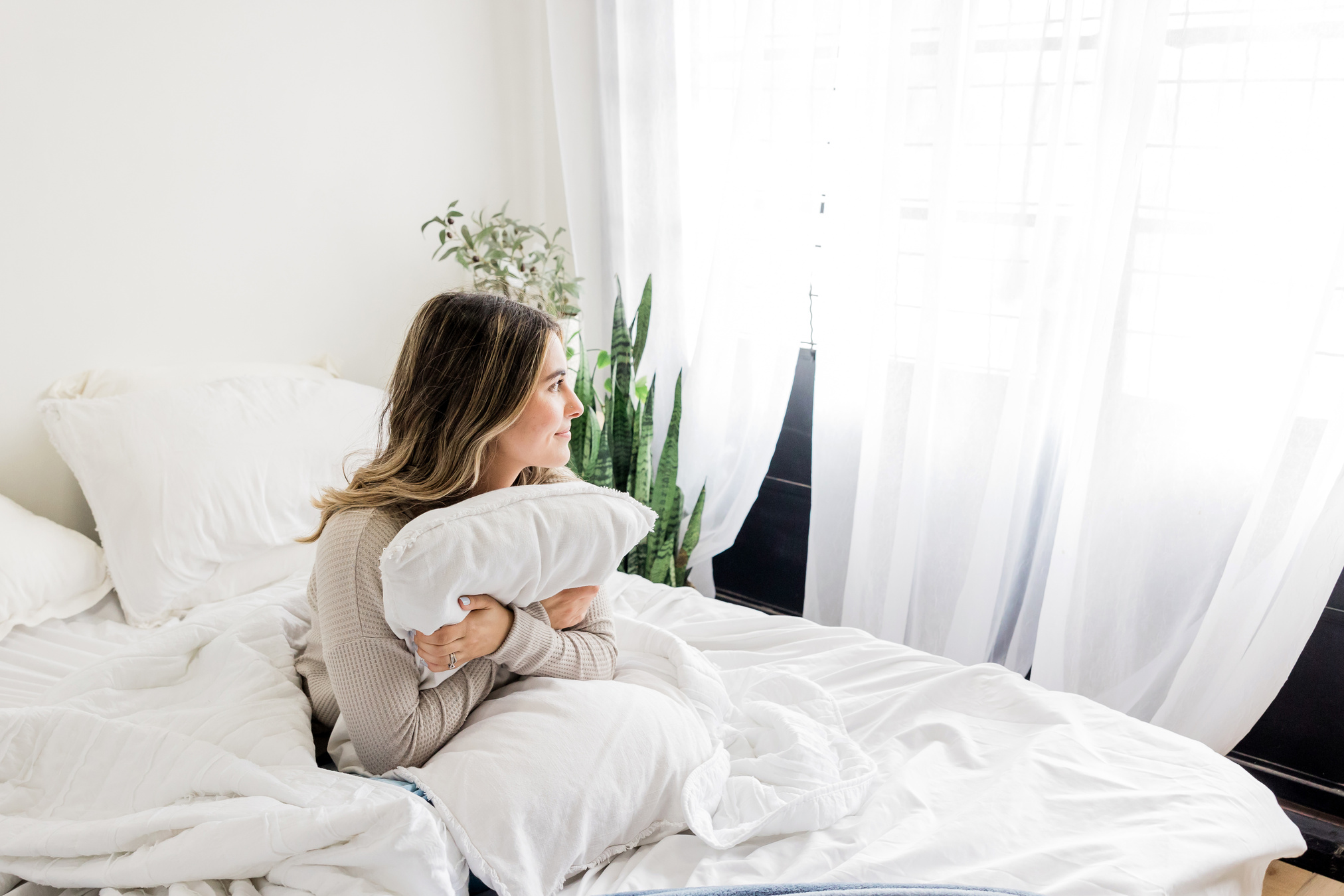 Woman Sleeping In